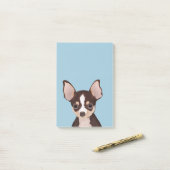 Chihuahua Cartoon Post-it® Notes (Op bureau)