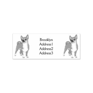 Chihuahua cartoon rubberstempel