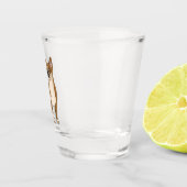 Chihuahua cartoon shot glas (Rechts)