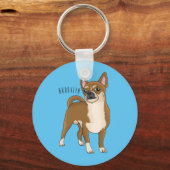 Chihuahua cartoon sleutelhanger (Voorkant)