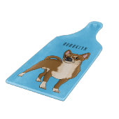 Chihuahua cartoon snijplank (Hoek)