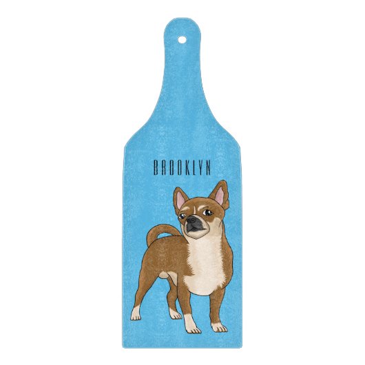 Chihuahua cartoon snijplank (Voorkant)