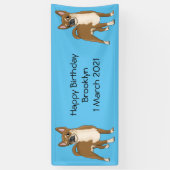 Chihuahua cartoon spandoek (Verticaal)