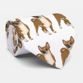 Chihuahua cartoon stropdas (Opgerold)