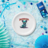 Chihuahua Chi Chichi Chiwawa Zombie Dog Halloween Papieren Bordje (Feest)