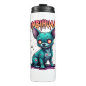 Chihuahua Chi Chichi Chiwawa Zombie Dog Halloween Thermosbeker (Voorkant)