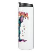 Chihuahua Chi Chichi Chiwawa Zombie Dog Halloween Thermosbeker (Geroteerd rechts)