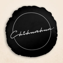 Chihuahua Chic & Fancy Script Zwart