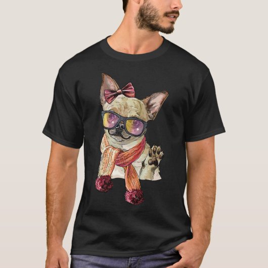 Chihuahua Chihuahua Dog Cute Chihuahua Dog Dad Dog T-shirt (Voorkant)