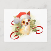 Chihuahua Christmas Briefkaart (Voorkant)