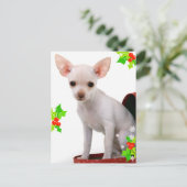 Chihuahua Christmas Briefkaart (Staand voorkant)