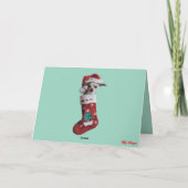 Chihuahua Christmas Cookie Card Kaart (Achterkant)