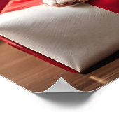 Chihuahua Christmas Puppy Poster (Hoek)