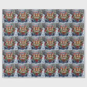 Chihuahua Christmas Red Truck Holiday Cadeaupapier (Vlak)