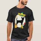 Chihuahua Cinco De Mayo Dog Puppy Mexican T-shirt (Voorkant)