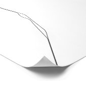 Chihuahua City, Mexico (zwart op wit) Poster (Hoek)