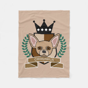 Chihuahua Coat of Arms Fleece Deken