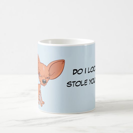 Chihuahua Coffee Mok Funny Chi Lover Gift (Center)