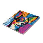 Chihuahua, Colorful Pop Art Style, Tegeltje (Zijkant)