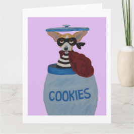 Chihuahua Cookie Dief Kaart
