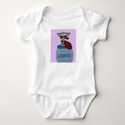 Chihuahua Cookie Dief Romper (Voorkant)