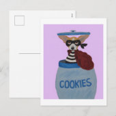 Chihuahua Cookie Thief Feestdagenkaart (Voorkant / Achterkant)