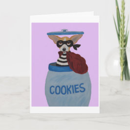 Chihuahua Cookie Thief Kaart