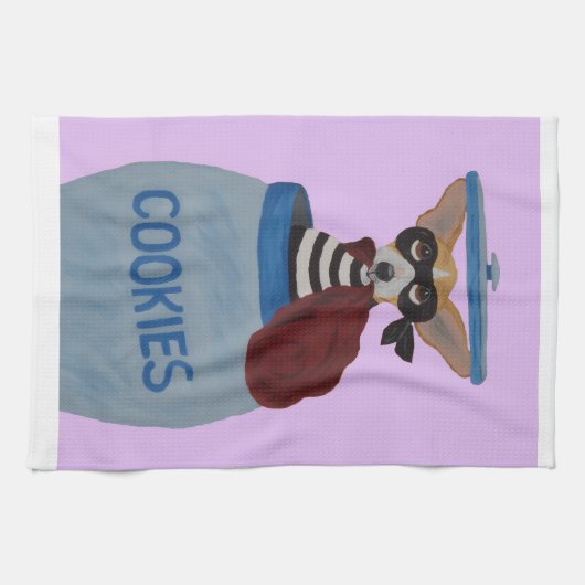 Chihuahua Cookie Thief Theedoek (Horizontaal)