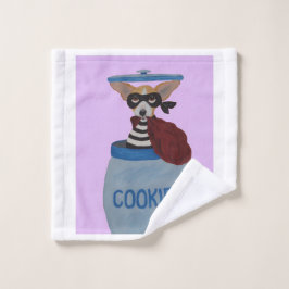 Chihuahua Cookie Thief Washandje