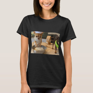 Chihuahua cooking t-shirt