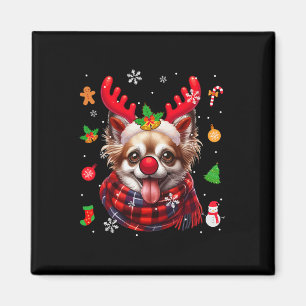 Chihuahua Cosplay Rendier Kerstkostuum Eigenaar Magneet