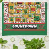 Chihuahua Countdown Kerstmis Advent Calendar Dog Theedoek (Gevouwen)