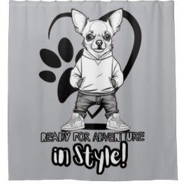 Chihuahua Couture: Street Style Edition Douchegordijn