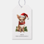 Chihuahua Custom Gift Labels Cadeaulabel (Voorkant)