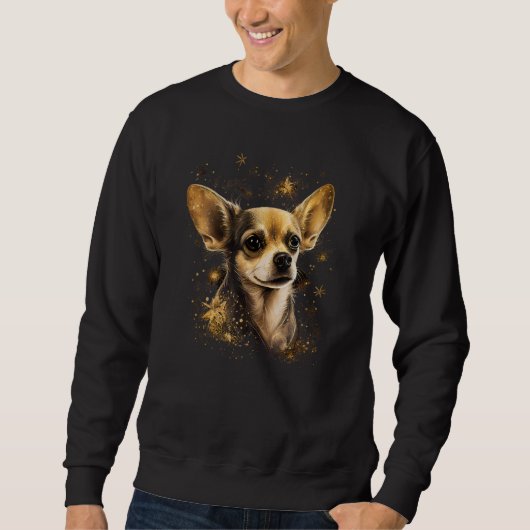 Chihuahua  Cute and beautiful coloured Dog Love Trui (Voorkant)