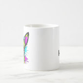 Chihuahua Cyberpunk stijl Art Chi Moeder Magische Mok (Center)