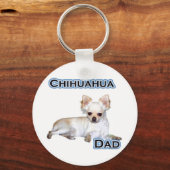 Chihuahua Dad 4 - Sleutelhanger (Voorkant)