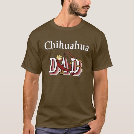 Chihuahua Dad Apparel T-shirt (Voorkant)