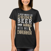 Chihuahua Dad Funny Vaderdag Hondenliefhebber Gift T-shirt (Voorkant)