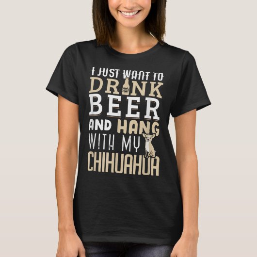 Chihuahua Dad Funny Vaderdag Hondenliefhebber Gift T-shirt (Voorkant)