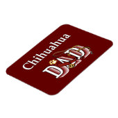 Chihuahua Dad Magneet (Linkerzijde)