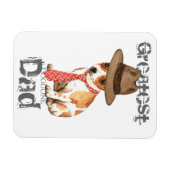 Chihuahua Dad Magneet (Horizontaal)