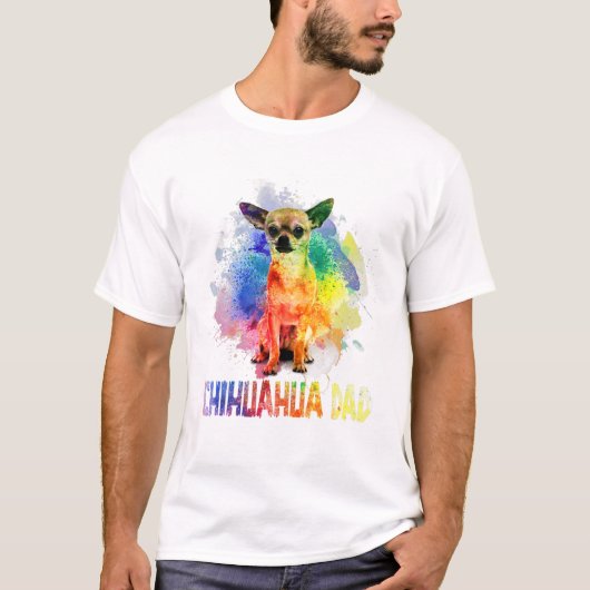 Chihuahua Dad Schattige T-shirt (Voorkant)