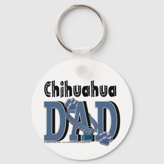 Chihuahua DAD Sleutelhanger (Voorkant)