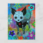 CHIHUAHUA DAG VAN DE DODE PERRO BRIEFKAART (Voorkant)