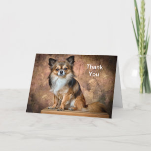 Chihuahua dankt u kaardt bedankkaart