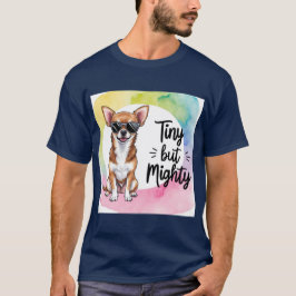 Chihuahua Delight: Tiny, Mighty en Geliefd T-shirt
