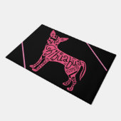 "CHIHUAHUA" DEUR MAT! DOORMAT DEURMAT (Schuin)