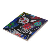 CHIHUAHUA DIA DE LOS MUERTOS TILE TEGELTJE (Zijkant)