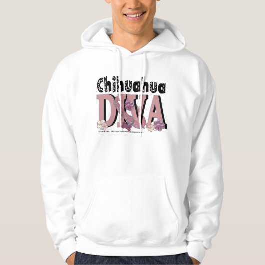 Chihuahua DIVA Hoodie (Voorkant)